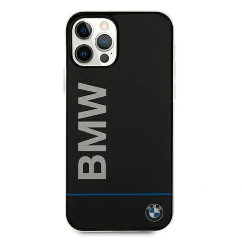 Etui BMW Hardcase Signature Printed Logo na iPhone 12 / 12 Pro - czarne