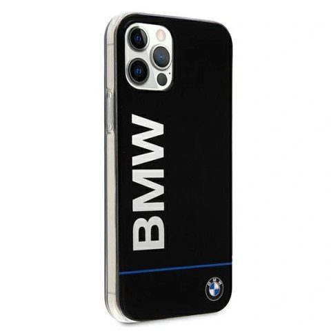 Etui BMW Hardcase Signature Printed Logo na iPhone 12 / 12 Pro - czarne