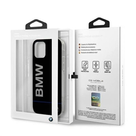 Etui BMW Hardcase Signature Printed Logo na iPhone 12 / 12 Pro - czarne