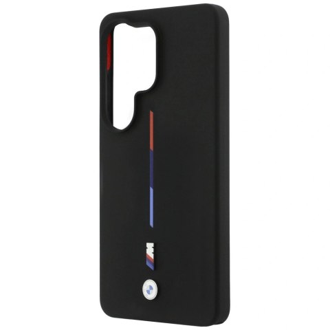Etui BMW M Silicone Tricolor Line MagSafe na Samsung Galaxy S26 Ultra - czarne