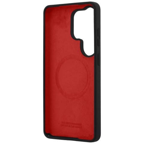 Etui BMW M Silicone Tricolor Line MagSafe na Samsung Galaxy S26 Ultra - czarne