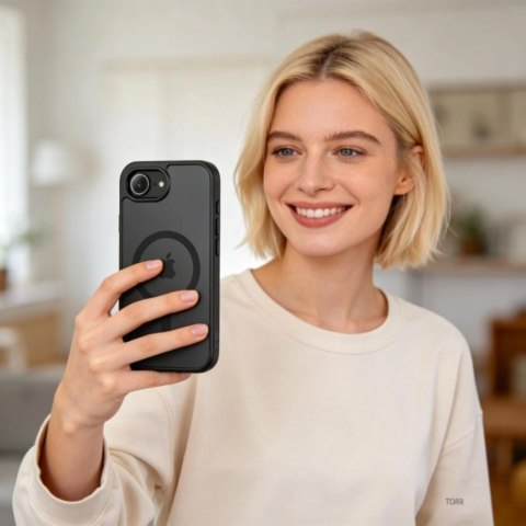 Etui Tech-Protect BasicMag MagSafe na iPhoe 16e / 17e - czarne