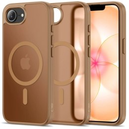 Etui Tech-Protect BasicMag MagSafe na iPhone 16e / 17e - brązowe