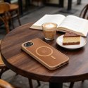 Etui Tech-Protect BasicMag MagSafe na iPhone 16e / 17e - brązowe
