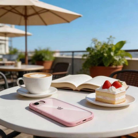 Etui Tech-Protect Magmat na iPhone 16e / 17e - przezroczysto-różowe