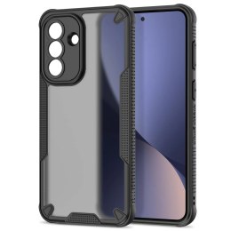 Etui Tech-Protect Rugged Shield na Samsung Galaxy A37 5G - półprzezroczysto-czarne
