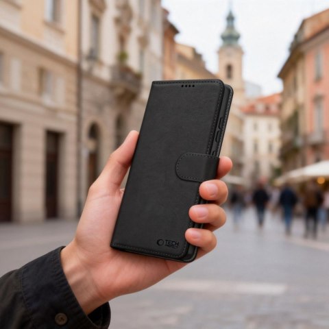 Etui futerał zamykany z podstawką na Samsung Galaxy S26 Ultra Wallet - czarny