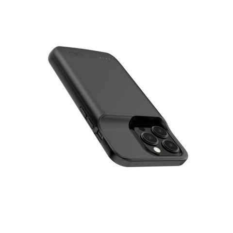 Etui na iPhone 14 / 14 Pro z powerbankiem 4800mAh PowerCase - czarne
