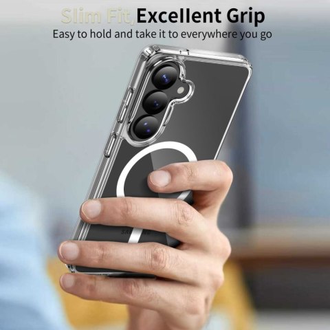 Etui pokrowiec case na Samsung Galaxy S26+ FlexAir Hybrid MagSafe - przezroczysty