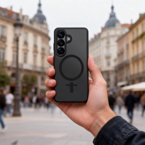 Etui pokrowiec case na Samsung Galaxy S26+ Magmat MagSafe - czarny