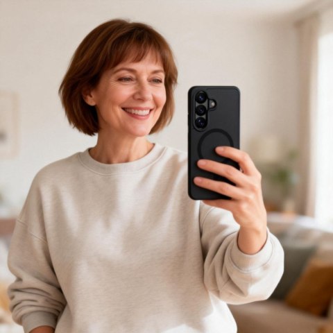 Etui pokrowiec case na Samsung Galaxy S26+ Magmat MagSafe - czarny