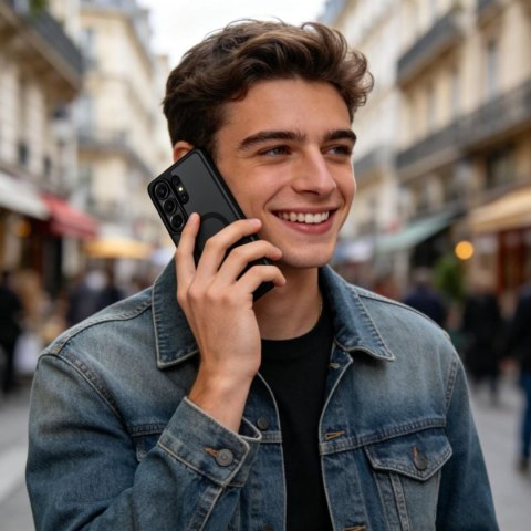 Etui pokrowiec ochronny na Samsung Galaxy S26 Ultra MagPeak MagSafe - czarny