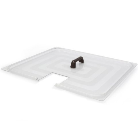 Pokrywka do pojemnika GN 2/1 z wycięciem do cyrkulatora SmartVide 6/7/8/9 650x530 mm
