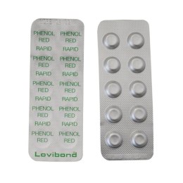 Tabletki Fotometr Lovibond RED Rapid Listek