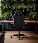 Ergonomiczny Obrotowy Fotel Gamingowy Szary Z Podnóżkiem Fotel Biurowy