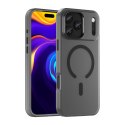 Etui case na iPhone 17 Pro Max Magnetic Abrasive MagSafe - matowe czarne