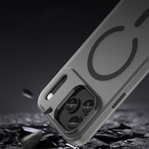 Etui case na iPhone 17 Pro Max Magnetic Abrasive MagSafe - matowe czarne