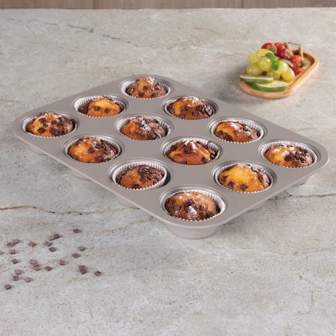 FORMA TYTANOWA DO 12 MUFFINEK BERLINGER HAUS BH-7947 TAUPE