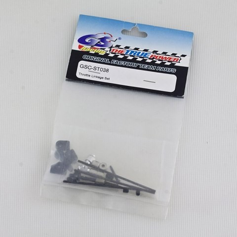 GSC-ST038 Throttle Linkage Set (zestaw popychaczy do gazu) - GS Racing