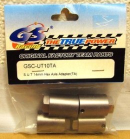 GSC-UT10TA S.U.T 14 mm Hex Axle Adapter (adapter na hex 14 mm) (TA) - GS Racing