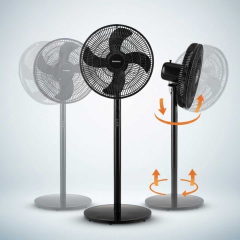 WENTYLATOR WIATRAK PODŁOGOWY BIURKOWY REGULOWANY KLAUSBERG KB-9041