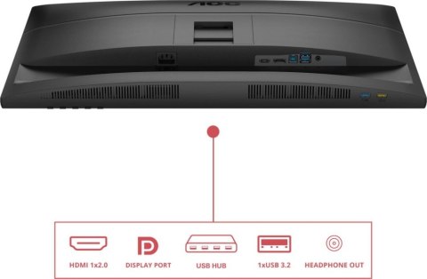 Monitor AOC Q27E4U (27" /IPS /120Hz /2560 x 1440 /Czarny)