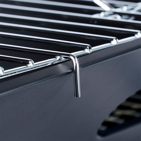 Grill węglowy składany walizka 46x30x30cm BBQ 489303