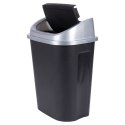 Kosz na śmieci odpady śmietnik pojemnik plastikowy czarny 25L VILDE 779072