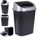 Kosz na śmieci odpady śmietnik pojemnik plastikowy czarny 25L VILDE 779072