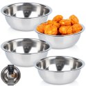 Miseczki stalowe na przystawki przekąski 250ml zestaw 4 sztuk EXCELLENT HOUSEWARE 139021