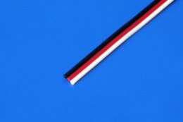 Przewód serwa trójżyłowy 3 x 0,20 mm/1 mb płaski (FUTABA)