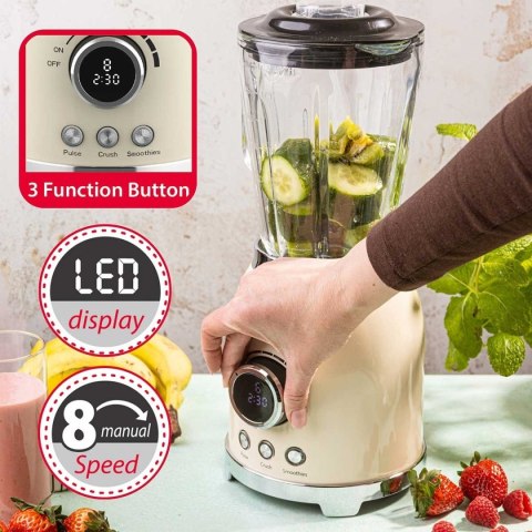 BLENDER KIELICHOWY WYŚWIETLACZ LED KLAUSBERG KB-9030 RETRO