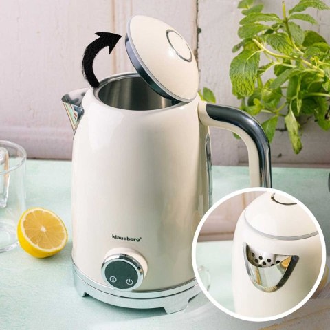 CZAJNIK ELEKTRYCZNY 1,7L Z TERMOMETREM LED KLAUSBERG KB-9028 RETRO
