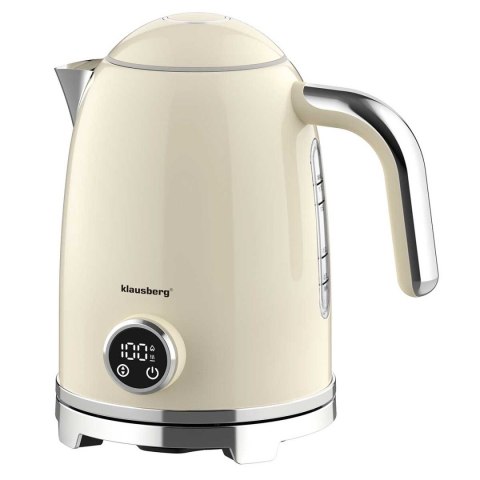 CZAJNIK ELEKTRYCZNY 1,7L Z TERMOMETREM LED KLAUSBERG KB-9028 RETRO