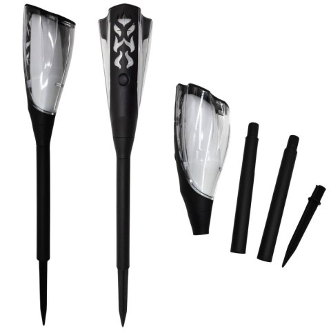 LAMPA SOLARNA POCHODNIA 7,5x7,5x65CM