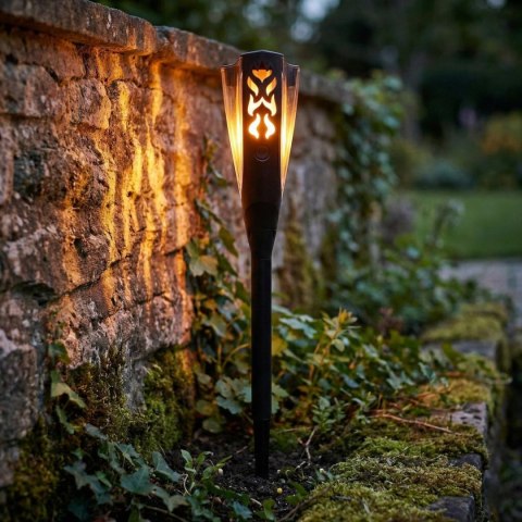 LAMPA SOLARNA POCHODNIA 7,5x7,5x65CM