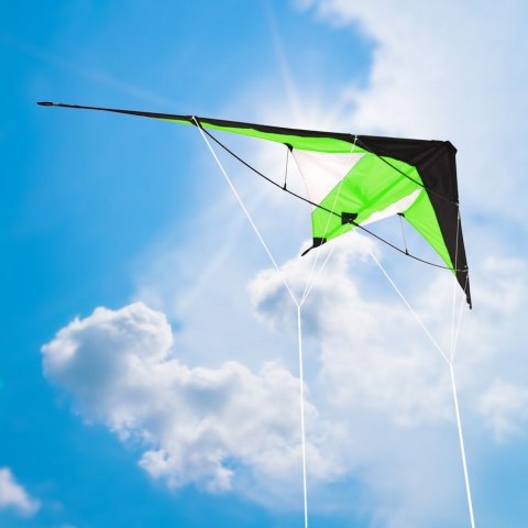 Latawiec akrobacyjny zielony 120x50cm FREE & EASY 489108-Z