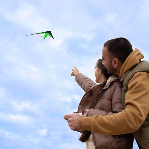 Latawiec akrobacyjny zielony 120x50cm FREE & EASY 489108-Z