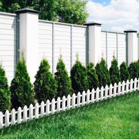 Płotek ogrodowy biały 20x15cm 10 szt. VILDE 351004-BI