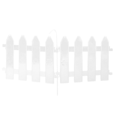 Płotek ogrodowy biały 20x15cm 10 szt. VILDE 351004-BI