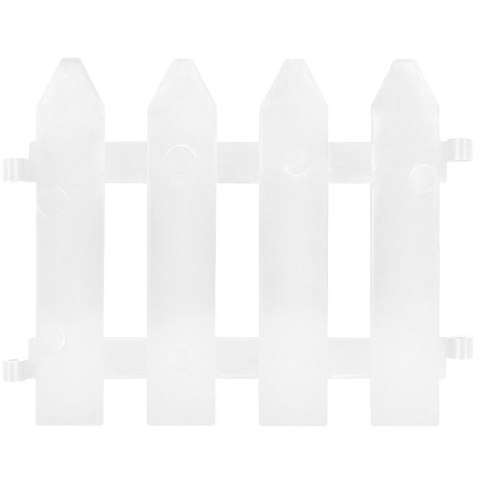 Płotek ogrodowy biały 20x15cm 10 szt. VILDE 351004-BI