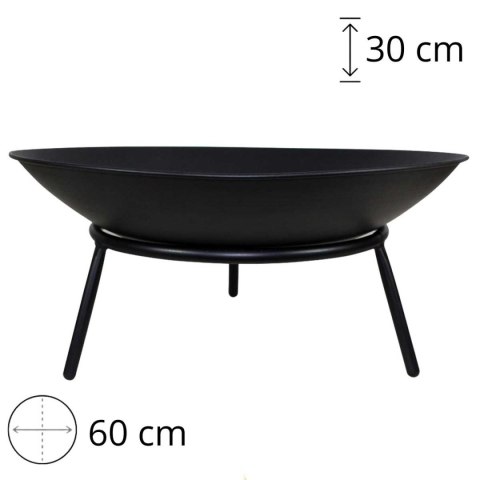 STALOWE PALENISKO OGRODOWE 60cm PALERMO