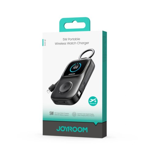 Powerbank Joyroom JR-W19 5000mAh z ładowaniem bezprzewodowym zegarka 5 W - czarny