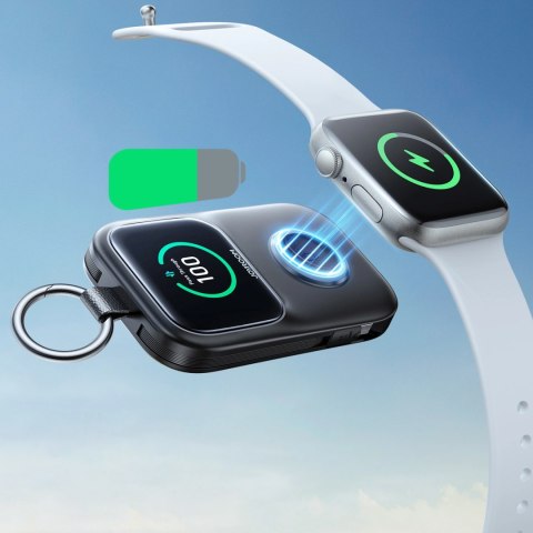 Powerbank Joyroom JR-W19 5000mAh z ładowaniem bezprzewodowym zegarka 5 W - czarny