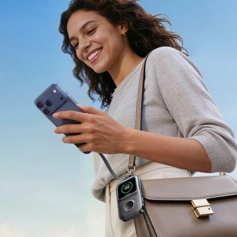 Powerbank Joyroom JR-W19 5000mAh z ładowaniem bezprzewodowym zegarka 5 W - czarny