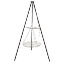 TRÓJNÓG STALOWY 15Ocm Z RUSZTEM 50cm GRILL DO PALENISK OGRODOWYCH