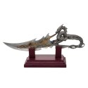 Sztylet dekoracyjny smok na podstawie 19 cm - fantasy - stal nierdzewna - SW-185