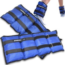 OBCIĄŻENIE NA PRZEGUBY NIEBIESKIE 4KG (2x2KG) ENERO FIT