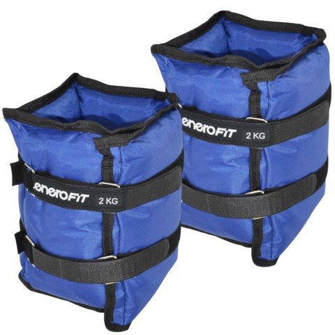 OBCIĄŻENIE NA PRZEGUBY NIEBIESKIE 4KG (2x2KG) ENERO FIT