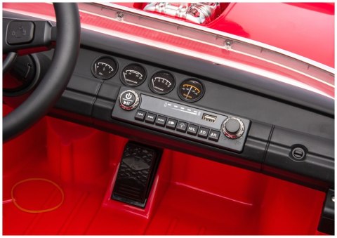 Auto Na Akumulator Dodge Charger R/T DLS-K12 24V7Ah Czerwony